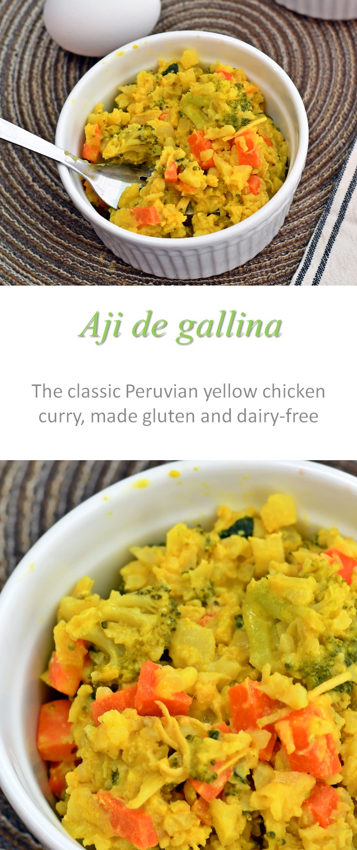 The typical Peruvian aji de gallina made gluten and dairy-free - and oh so yummy and hearty! #peruvian