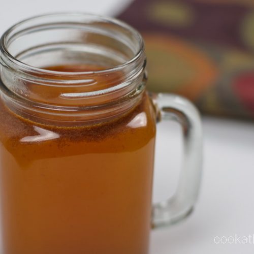 Cook at home Apple cider vinegar morning drink