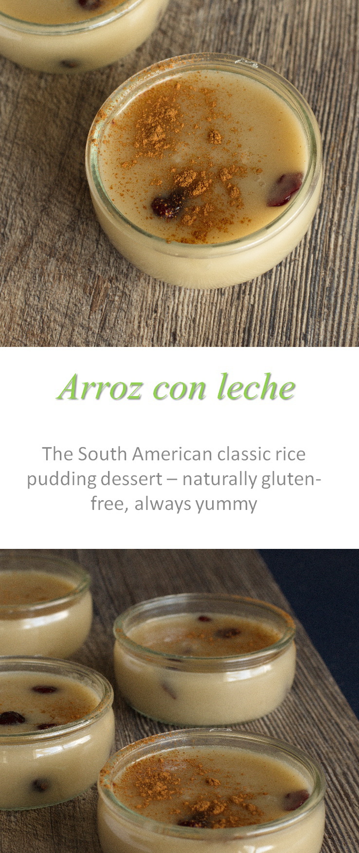 Arroz con leche (or a rice pudding) is the classic South American dessert - naturally gluten-free and full of taste #ricepudding #glutenfree #dairyfree #peruvian #cookathome