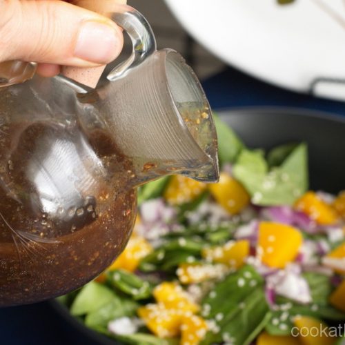 Cook at home Balsamic mustard salad dressing Cook at Home