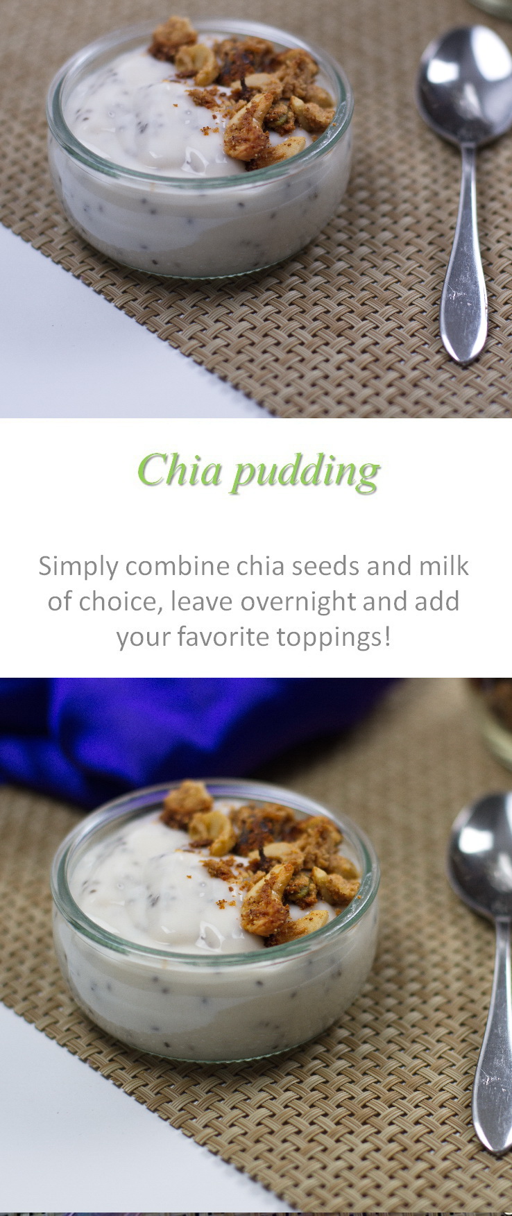 A simple chia pudding breakfast that can take on so many different flavors and textures #chiapudding