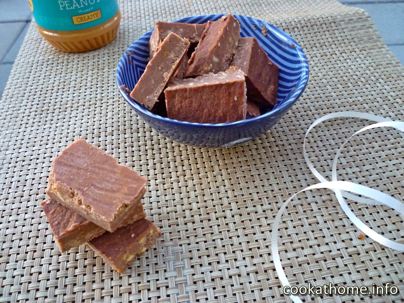 Dairyfree chocolate peanut butter fudge Cook at Home Cook at Home