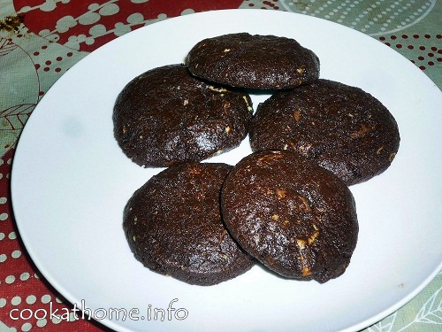 Flourless brownie cookies