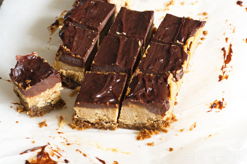 A healthy chocolate sunbutter slice, with no gluten, dairy, eggs, nuts or refined sugar - but totally packed with flavor! #sunbutter