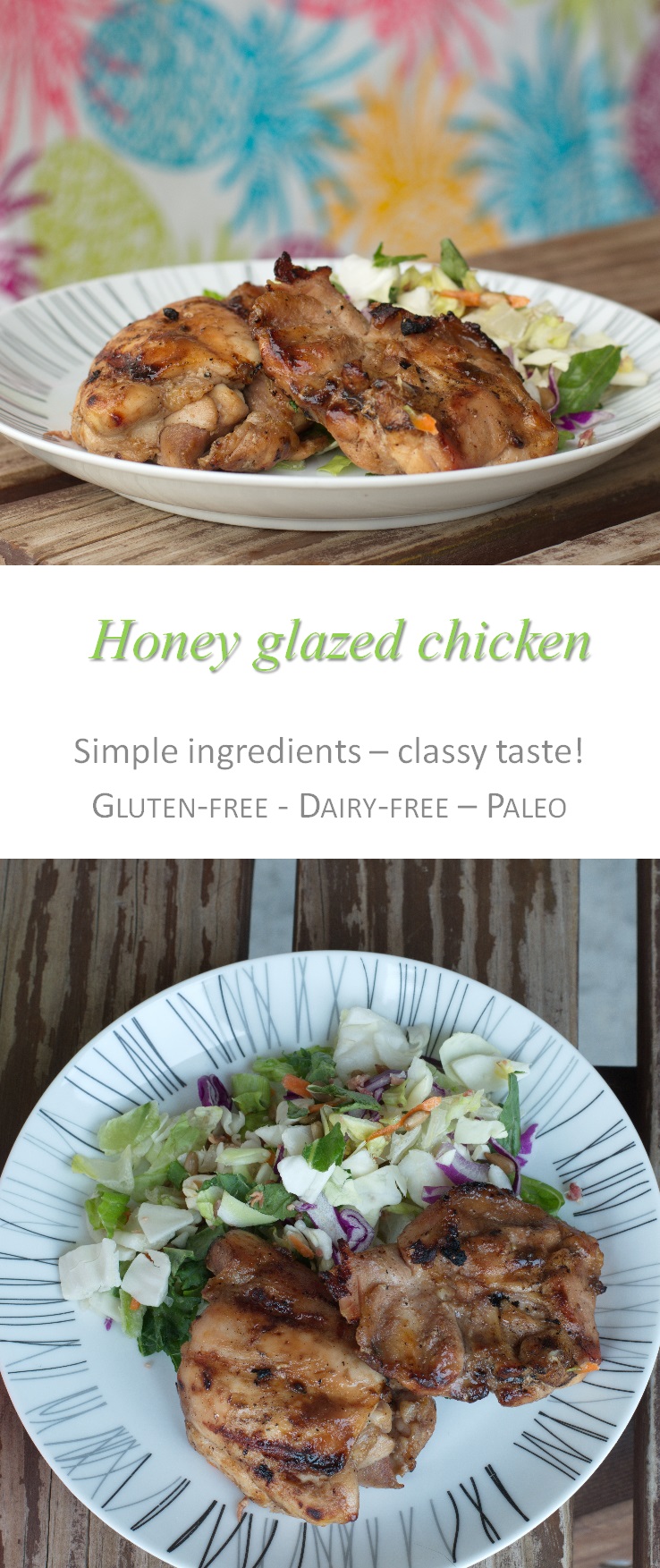 This honey glaze marinade is so simple and so versatile on any meats - sure to be the star of any BBQ! #honey #marinade #cookathome #glutenfree #dairyfree #paleo