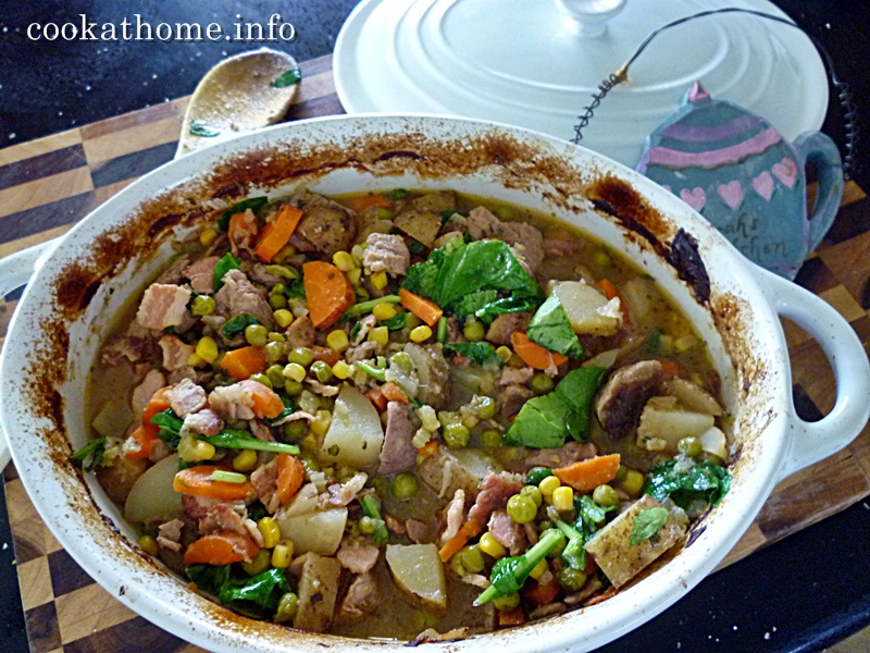 Cook at home Lamb and bacon casserole Cook at Home