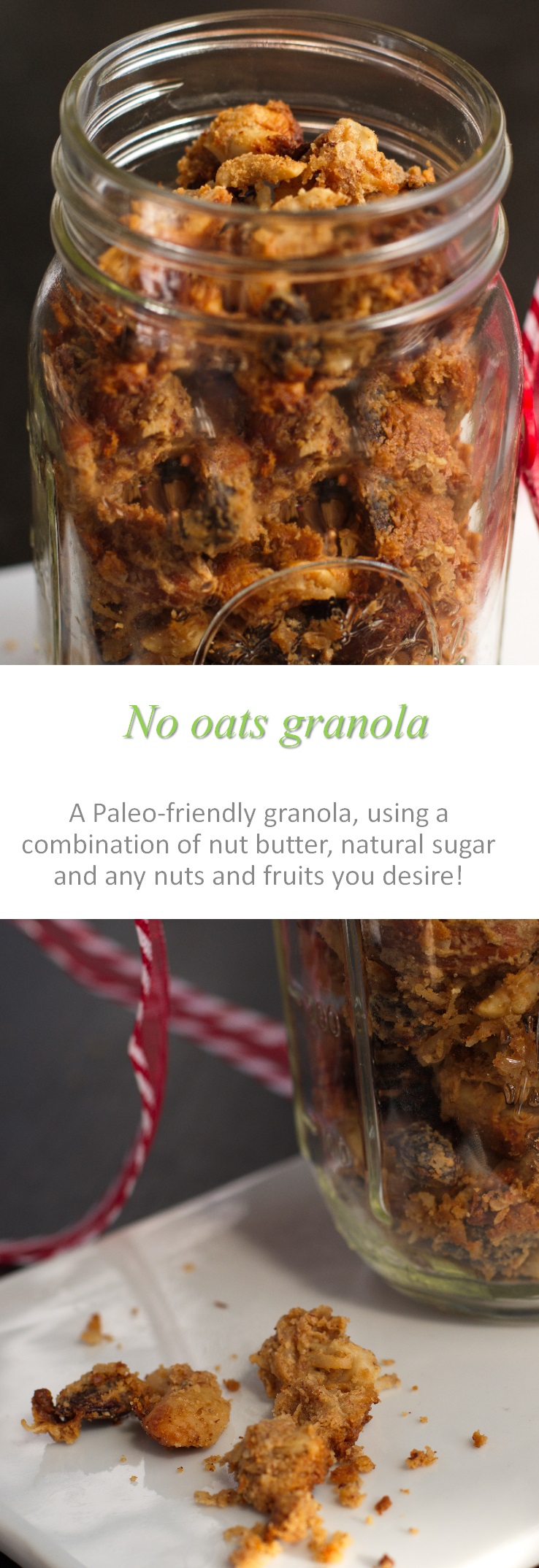 A healthy and hearty gluten and dairy free no oats granola - can be made as paleo, but will always be yummy! #granola