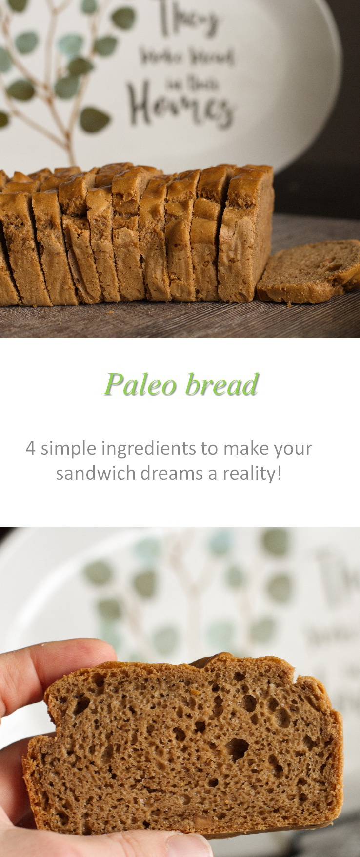 Whoever knew that Paleo bread could be so easy to make?  And so versatile for sandwiches, soups, toast ...? #bread #paleo #cookkathome #glutenfree #dairyfree