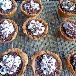 Paleo chocolate cream pies