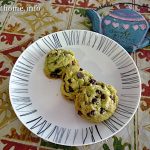 Pistachio choc chip cookies