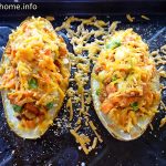 Samosa baked potatoes