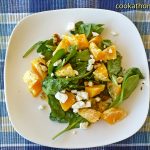 Spinach orange salad