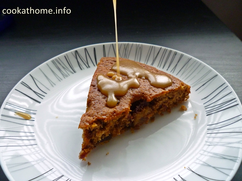 The traditional sticky date and toffee pudding with a gluten and dairy-free makeover, and as a sticky toffee pudding cake! #toffee #pudding #cake #cookathome #glutenfree #dairyfree