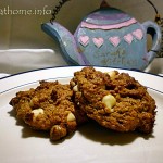 White chocolate almond butter cookies