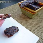 Beef, pecan and cranberry meat bars
