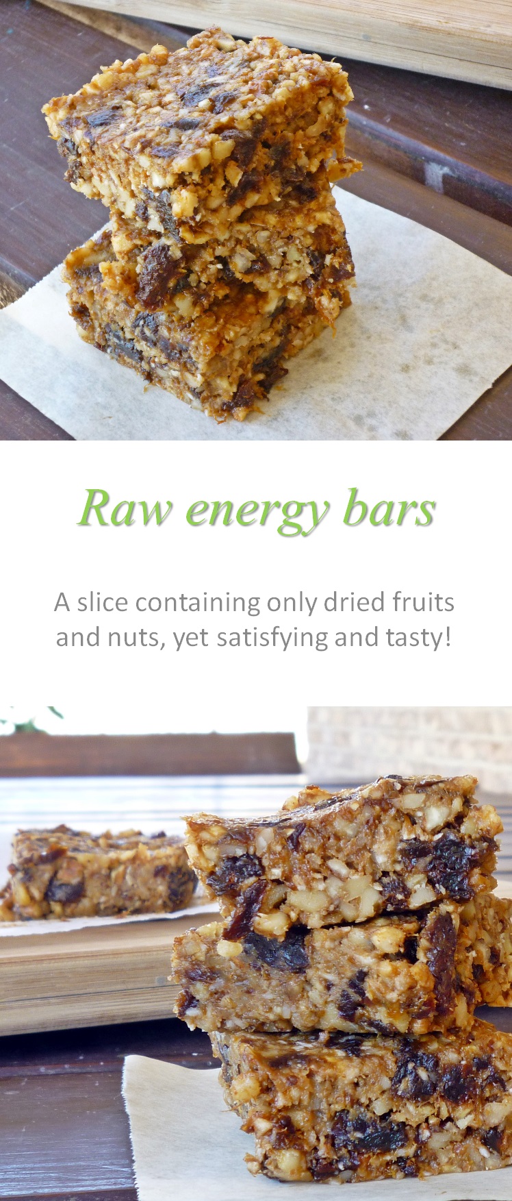 Raw energy bar - Cook at Home - Cook at Home